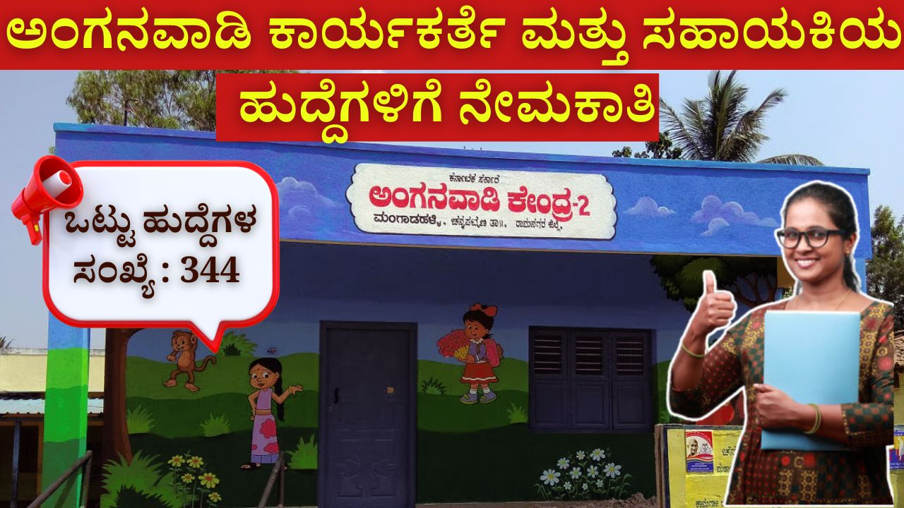 Anganwadi Worker and Assistant Recruitment 2024