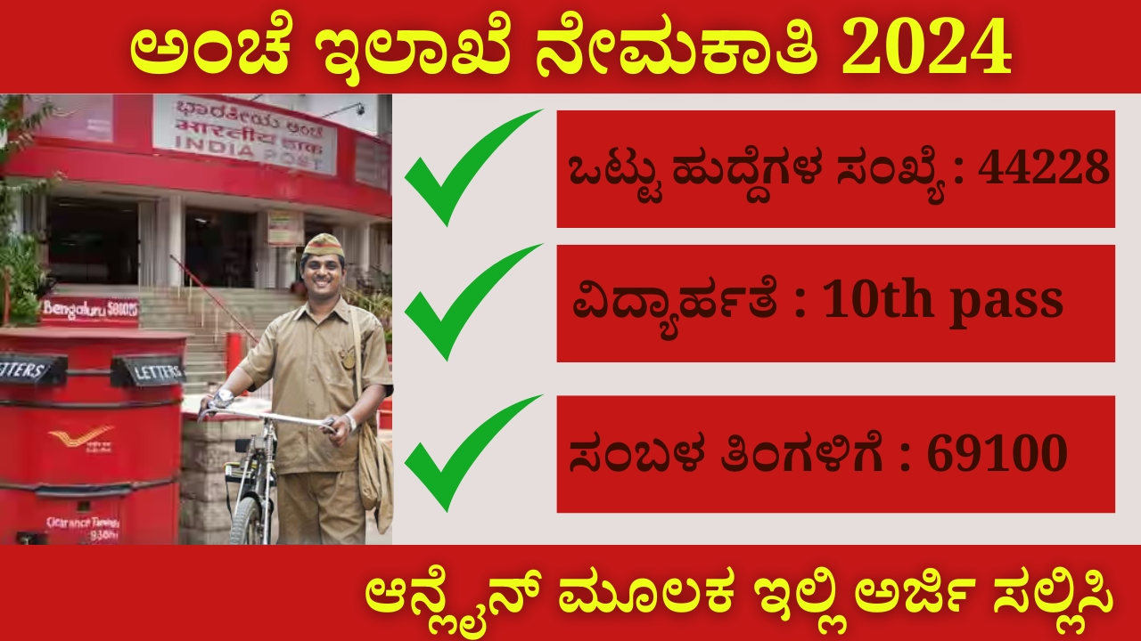 Postal Department Recruitment 2024 44,228 Posts Available for 10th Pass Candidates